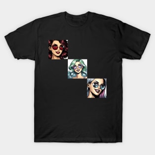 Volti di Donna 15 | Female faces 15 T-Shirt